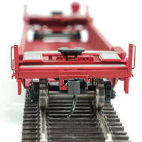 Gunderson As-Built All-Purpose 48' Well Car - Ready to Run -- Burlington Northern & Santa Fe #210000 (Renumbered Ex-BN; red, blue)