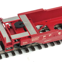 Gunderson As-Built All-Purpose 48' Well Car - Ready to Run -- Burlington Northern & Santa Fe #210000 (Renumbered Ex-BN; red, blue)