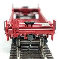 Gunderson As-Built All-Purpose 48' Well Car - Ready to Run -- Burlington Northern & Santa Fe #210006 (Renumbered Ex-BN; red, blue)