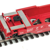 Gunderson As-Built All-Purpose 48' Well Car - Ready to Run -- Burlington Northern #61007 (red, blue)