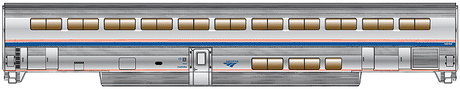 85' Pullman-Standard Superliner I Coach - Standard - Ready to Run -- Amtrak (Phase VI)-1