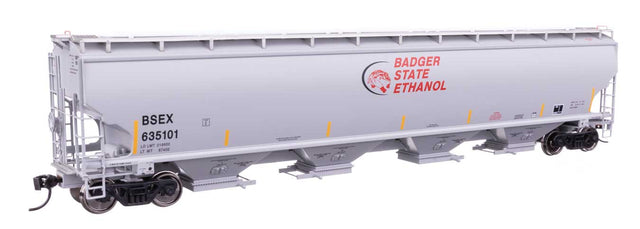 67' Trinity 6351 4-Bay Covered Hopper - Ready to Run -- Badger State Ethanol BSEX #635101-1