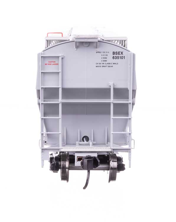 67' Trinity 6351 4-Bay Covered Hopper - Ready to Run -- Badger State Ethanol BSEX #635101-4