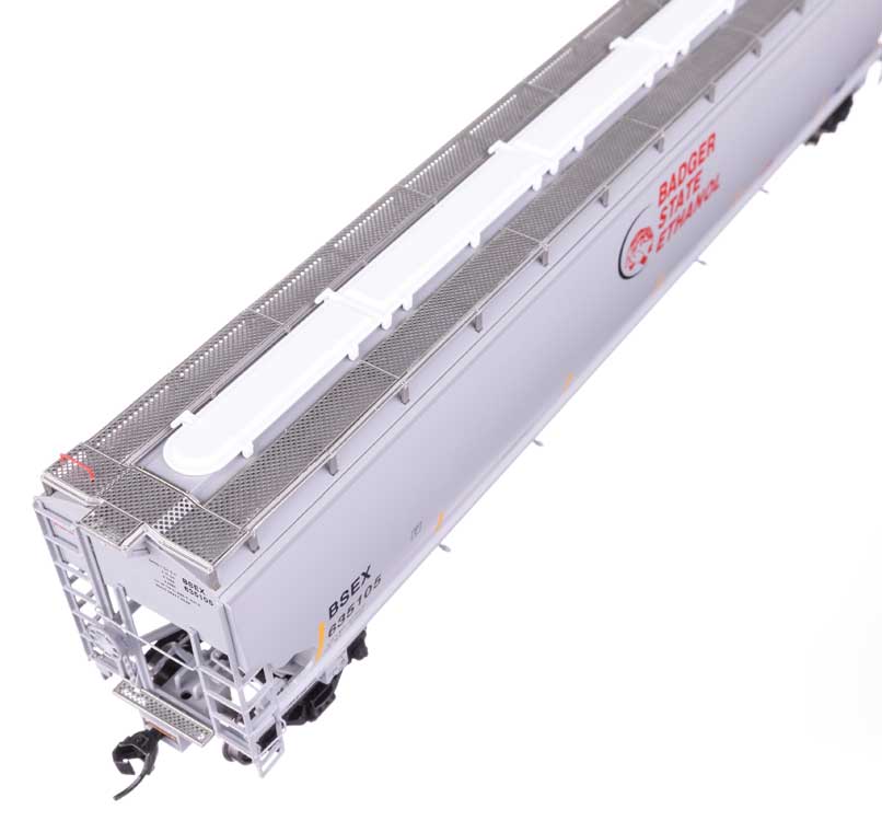 67' Trinity 6351 4-Bay Covered Hopper - Ready to Run -- Badger State Ethanol BSEX #635105-5