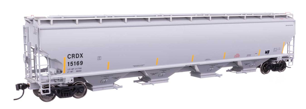 67' Trinity 6351 4-Bay Covered Hopper - Ready to Run -- Chicago Freight Car Leasing Co CRDX #15169-1