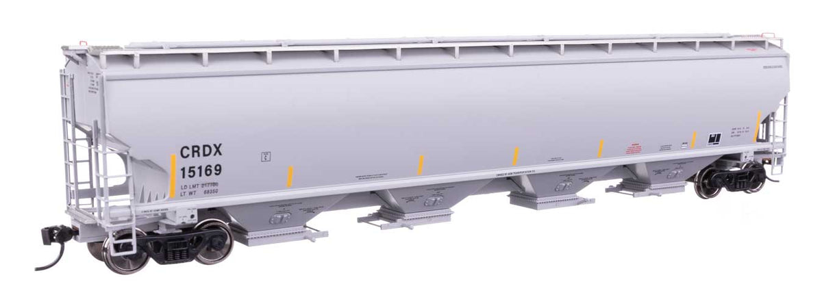 67' Trinity 6351 4-Bay Covered Hopper - Ready to Run -- Chicago Freight Car Leasing Co CRDX #15169-2