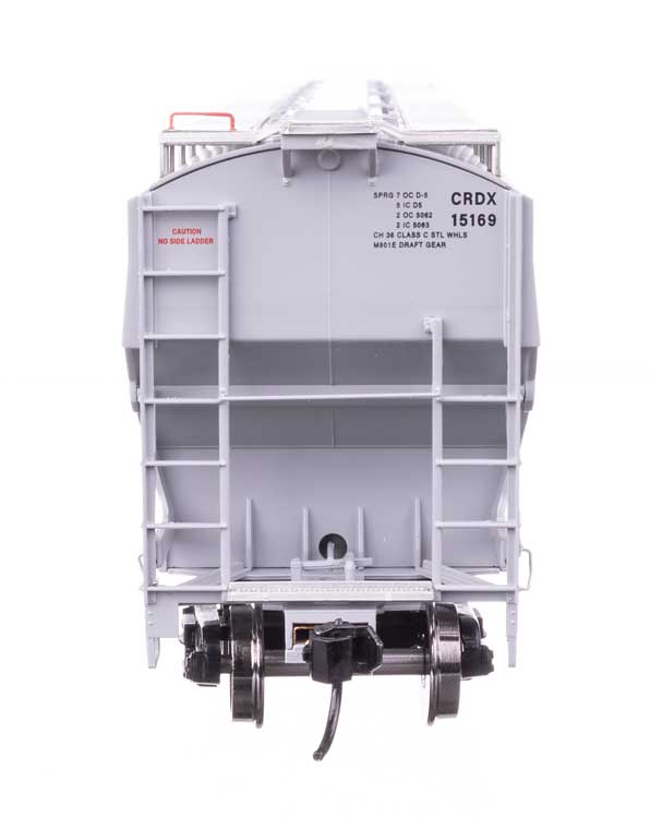 67' Trinity 6351 4-Bay Covered Hopper - Ready to Run -- Chicago Freight Car Leasing Co CRDX #15169-4
