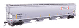 67' Trinity 6351 4-Bay Covered Hopper - Ready to Run -- Midwest DDG Transport MWTX #212612-2