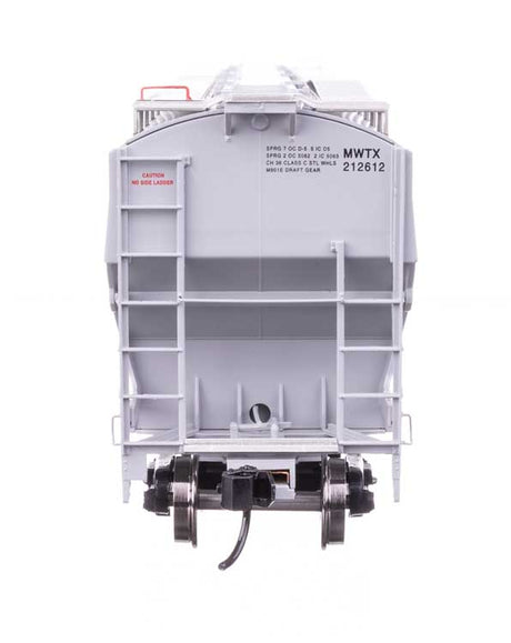 67' Trinity 6351 4-Bay Covered Hopper - Ready to Run -- Midwest DDG Transport MWTX #212612-4