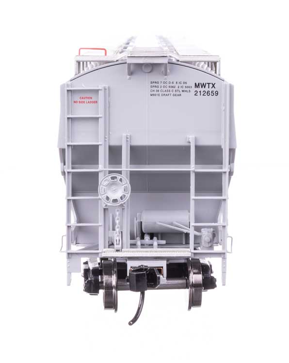 67' Trinity 6351 4-Bay Covered Hopper - Ready to Run -- Midwest DDG Transport MWTX #212659-3