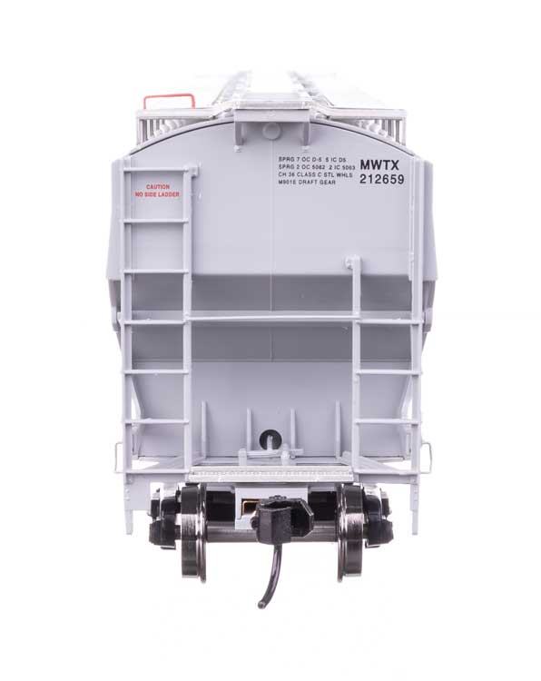 67' Trinity 6351 4-Bay Covered Hopper - Ready to Run -- Midwest DDG Transport MWTX #212659-4
