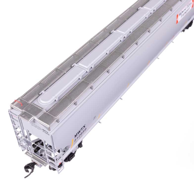 67' Trinity 6351 4-Bay Covered Hopper - Ready to Run -- Midwest DDG Transport MWTX #212659-5