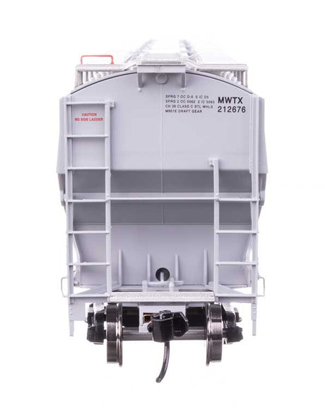 67' Trinity 6351 4-Bay Covered Hopper - Ready to Run -- Midwest DDG Transport MWTX #212676-4