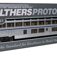 85' Bombardier Superliner II Sightseer Lounge - Lighted - Ready to Run -- Amtrak (Phase IVb)