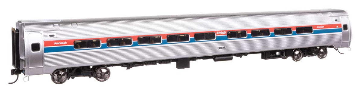 85' Amfleet I 84-Seat Coach - Lighted - Ready To Run -- Amtrak(R) Phase II #21059-1