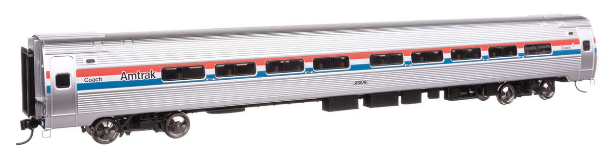 85' Amfleet I 84-Seat Coach - Lighted - Ready To Run -- Amtrak(R) Phase III #21003-1