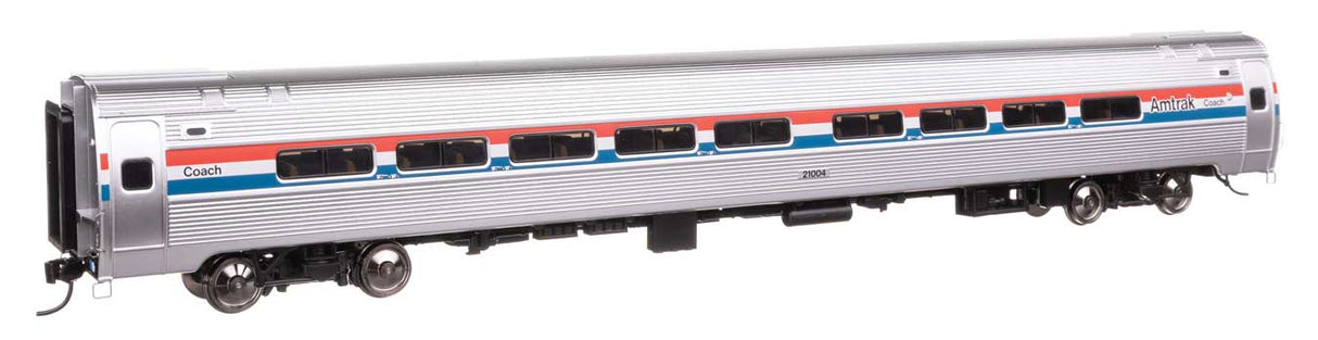 85' Amfleet I 84-Seat Coach - Lighted - Ready To Run -- Amtrak(R) Phase III #21003-2