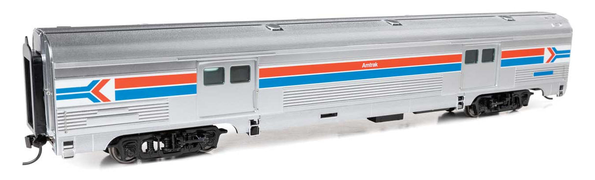 73' Budd Baggage Car - Ready to Run -- Amtrak Phase I Decal-2