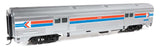 73' Budd Baggage Car - Ready to Run -- Amtrak Phase I Decal-2