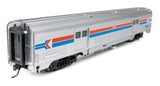 73' Budd Baggage Car - Ready to Run -- Amtrak Phase I Decal-3
