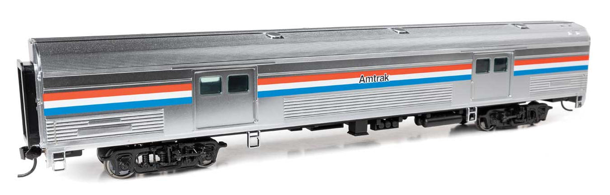 73' Budd Baggage Car - Ready to Run -- Amtrak Phase III Decal-2
