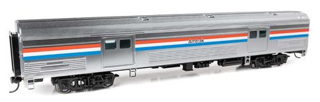 73' Budd Baggage Car - Ready to Run -- Amtrak Phase III Decal-2