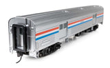 73' Budd Baggage Car - Ready to Run -- Amtrak Phase III Decal-3