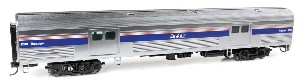 73' Budd Baggage Car - Ready to Run -- Amtrak Phase IV (black lettering) #1208-2