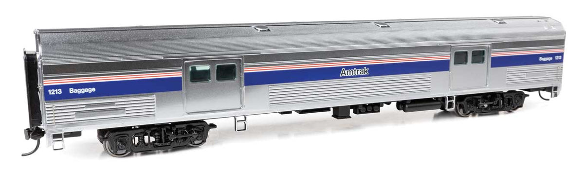 73' Budd Baggage Car - Ready to Run -- Amtrak Phase IV (black Letterin) #1213-2