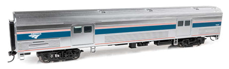 73' Budd Baggage Car - Ready to Run -- Amtrak Phase VI Decal-2