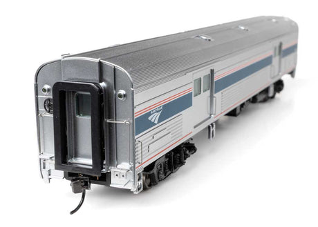 73' Budd Baggage Car - Ready to Run -- Amtrak Phase VI Decal-3