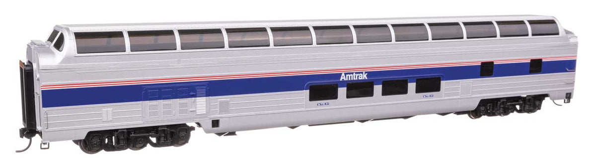 85' Budd Great Dome - Ready to Run -- Amtrak(R) Ph IV w/Decal-1