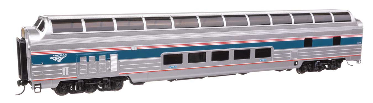 85' Budd Great Dome - Ready to Run -- Amtrak(R) Ph VI w/Decal-2