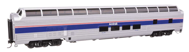 85' Budd Great Dome - Lighted - Ready to Run -- Amtrak(R) Ph IV w/Decal-1