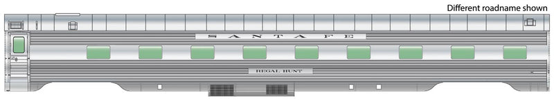 85' Pullman-Standard Regal Series 4-4-2 Sleeper - Ready to Run -- Santa Fe #65 (Business Train, Real Metal Finish)