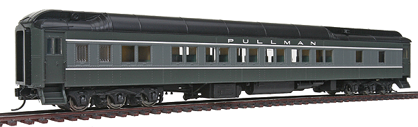 82' Pullman Heavyweight 12-1 Sleeper - Ready to Run -- Pullman (2-Tone Gray)