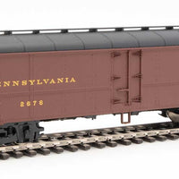 50' Pennsylvania Class R50b Express Reefer -- Pennsylvania Railroad #2676 (Summer 1945 Scheme; Tuscan, black, Dulux Gold)