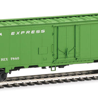 50' REA Riveted Steel Express Reefer - Ready To Run -- Railway Express Agency #7840 (light green)