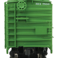 50' REA Riveted Steel Express Reefer - Ready To Run -- Railway Express Agency #7840 (light green)