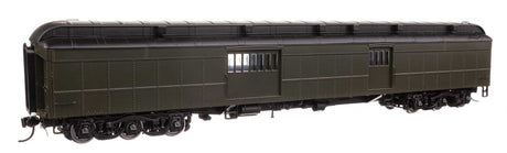 70' Heavyweight Baggage Car - Ready to Run -- Painted, Unlettered, Clerestory Roof-2
