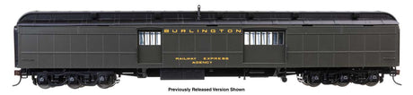70' Heavyweight Baggage Car  - Ready to Run -- Chicago, Burlington & Quincy #1534-1