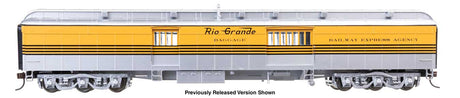 70' Heavyweight Baggage Car  - Ready to Run -- Denver & Rio Grande Western #763
