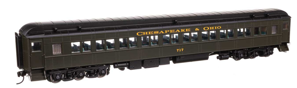 85' Pullman-Built Heavyweight Paired-Window Coach - Ready to Run -- Chesapeake & Ohio (Green) #717-2