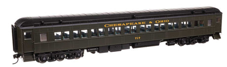 85' Pullman-Built Heavyweight Paired-Window Coach - Ready to Run -- Chesapeake & Ohio (Green) #717-2