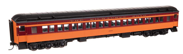 85' Pullman-Built Heavyweight Paired-Window Coach - Ready to Run -- Milwaukee Road #3306-1