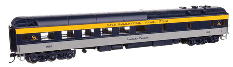 82' Pullman-Built Heavyweight 36-Seat Diner - Ready to Run -- Chesapeake & Ohio #968 "France's Tavern" (Tri-Color)-2