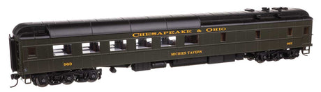 82' Pullman-Built Heavyweight 36-Seat Diner - Ready to Run -- Chesapeake & Ohio (Green) #963 Michies Tavern-2