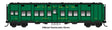 Pullman-Standard Troop Sleeper Car - Lighted - Ready to Run -- Pullman Troop Sleeper #9255-1