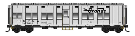 Pullman-Standard Troop Sleeper Car - Lighted - Ready to Run -- Denver & Rio Grande Western #AX2069-1