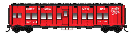 Pullman-Standard Troop Sleeper Car - Lighted - Ready to Run -- Detroit & Toledo Shore Line #201-1